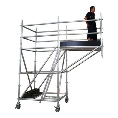 ราคาดี 50.8mm กว้าง Cantilever อลูมิเนียม Scaffold Tower มือถือวงแหวนล็อคชนิด Scaffolding ออนไลน์