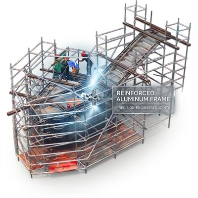 ราคาดี สะดวก 0.6m โต๊ะอาคารอัลลูมิเนียมสกอฟฟอลด์ตาวเวอร์ Ultra-Slim Profile Access Platform พร้อมเครื่องกดกระชับความมั่นคง ออนไลน์