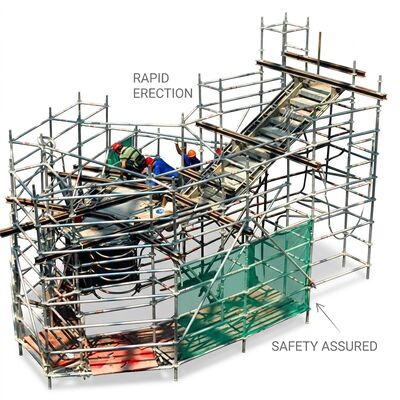 ราคาดี ฐานกว้าง Outrigger Stabilized อลูมิเนียม Scaffold Tower 300 เปอร์เซ็นต์การขยายรอยเท้าสําหรับความสูงการทํางาน 24m EN12810 ออนไลน์