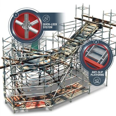 ราคาดี Tradesman Pro นั่งร้านอลูมิเนียมแบบพกพา ประกอบคนเดียว เหมาะกับการขนส่งด้วยรถตู้ น้ำหนักไม่เกิน 20 กก. ออนไลน์