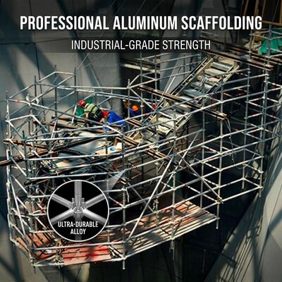 ราคาดี การบํารุงรักษาหน้าผากระจก อลูมิเนียม Scaffold Tower EPDM ป้องกันบัมเปอร์ ออนไลน์